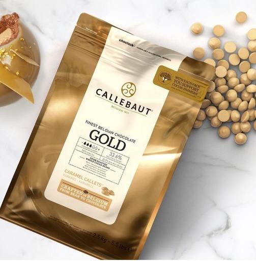 Callebaut Gold Caramel Callets 500g