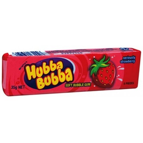 Hubba Bubba Strawberry 35g x 20