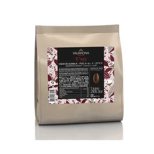 Valrhona P125 Coeur Guanaja 1kg