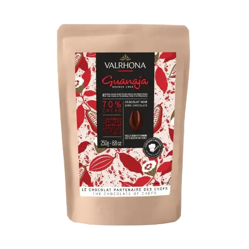 Valrhona Guanaja 70% Dark Couverture Chocolate Feves 250g