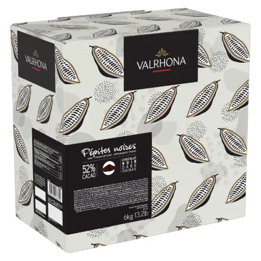 Valrhona 52% Dark Couverture Chocolate Chips 6kg